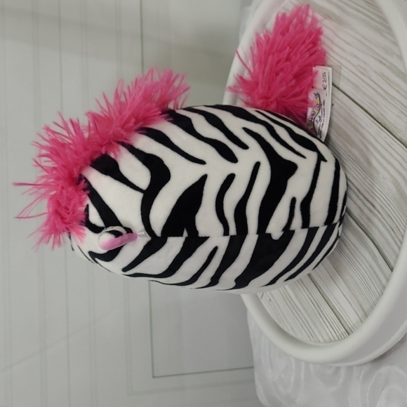 SQUISHMALLOWS Tracey The Zebra Stuffed Animal Plush Toy - 8" KellyToy - Picture 5 of 12